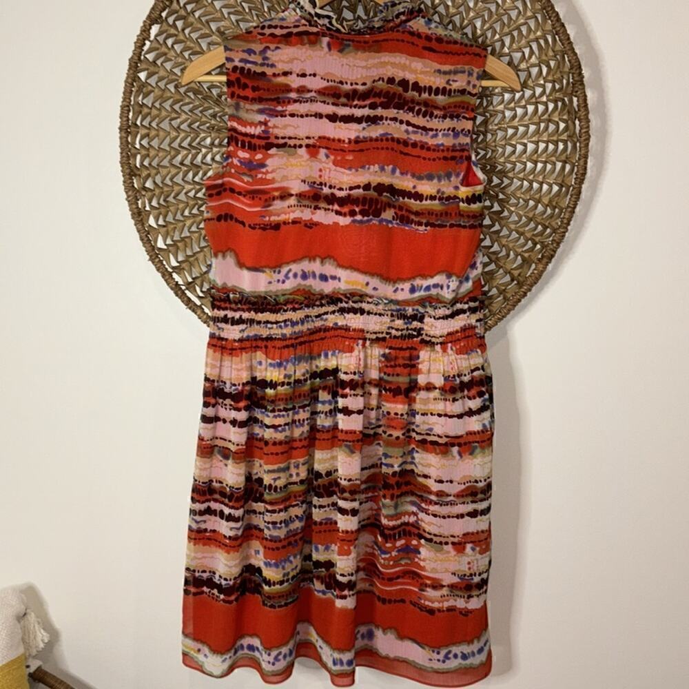 RYAN New York Orange Dress Size Medium - Picture 8 of 9